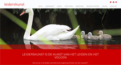 Desktop Screenshot of leiderskunst.nl